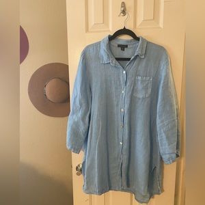*Offers Welcomed* Saks Fifth Ave womens 100% Linen shirt